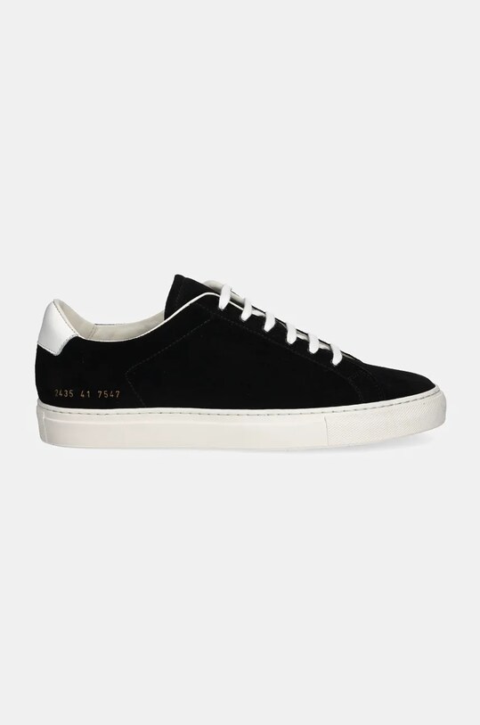 Common Projects scarpe Retro in Suede PM501321. nero AW24