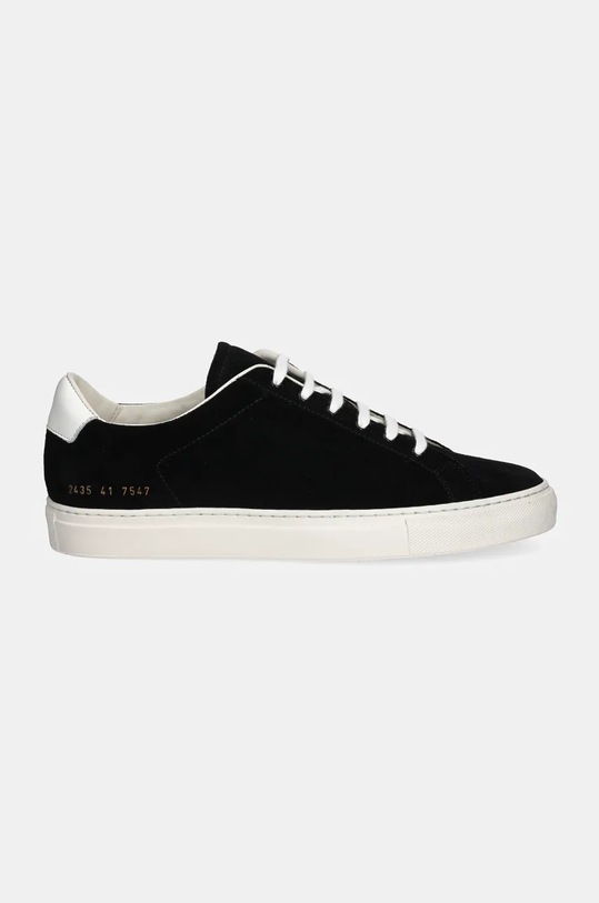 Common Projects shoes Retro in Suede PM501321. black AW24