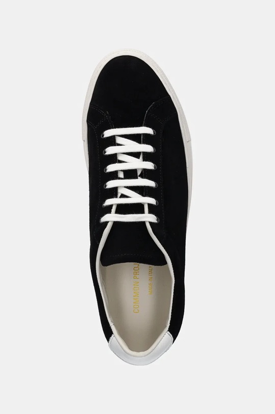 Common Projects shoes Retro in Suede black PM501321.