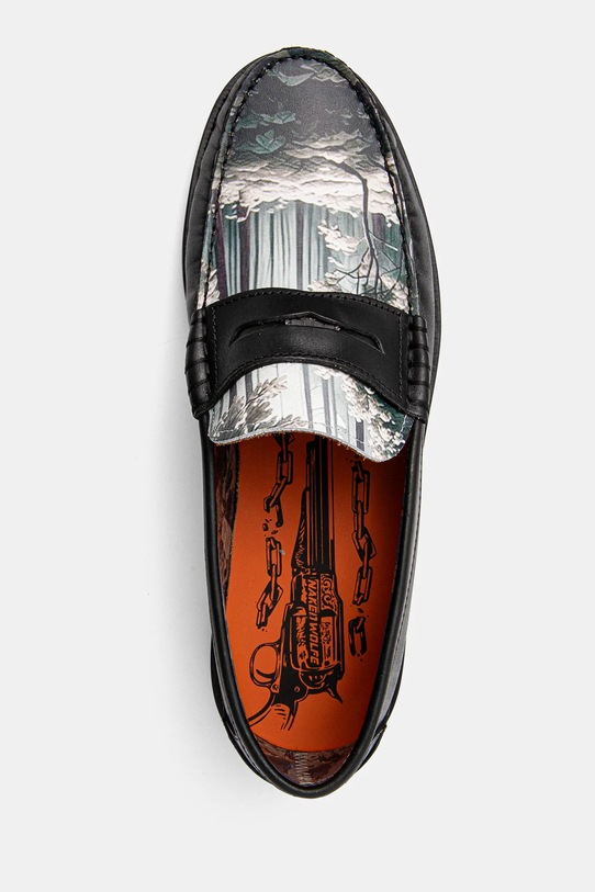 Naked Wolfe bőr mokaszin Riviera fekete Riviera.Forest