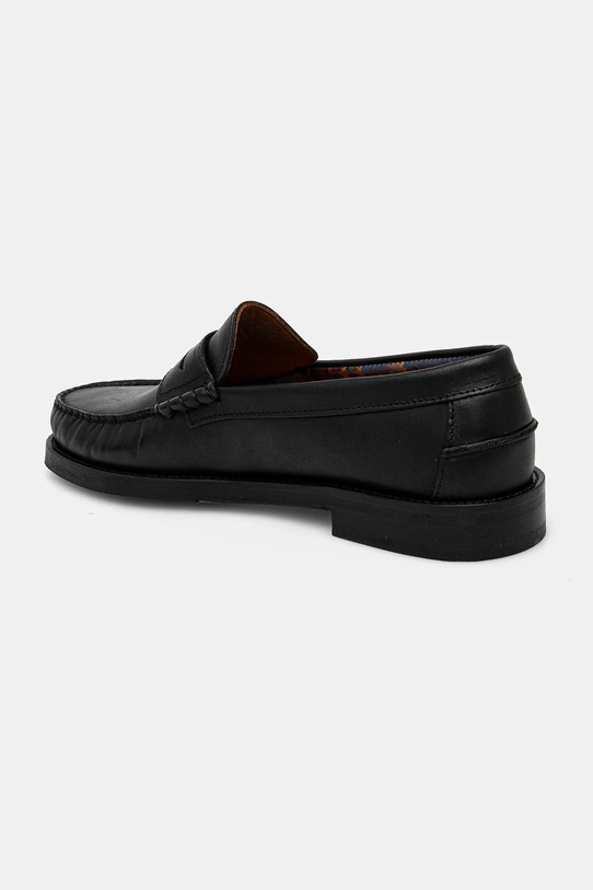 Încălțăminte Naked Wolfe mocasini de piele Riviera Riviera.Black.Leather negru