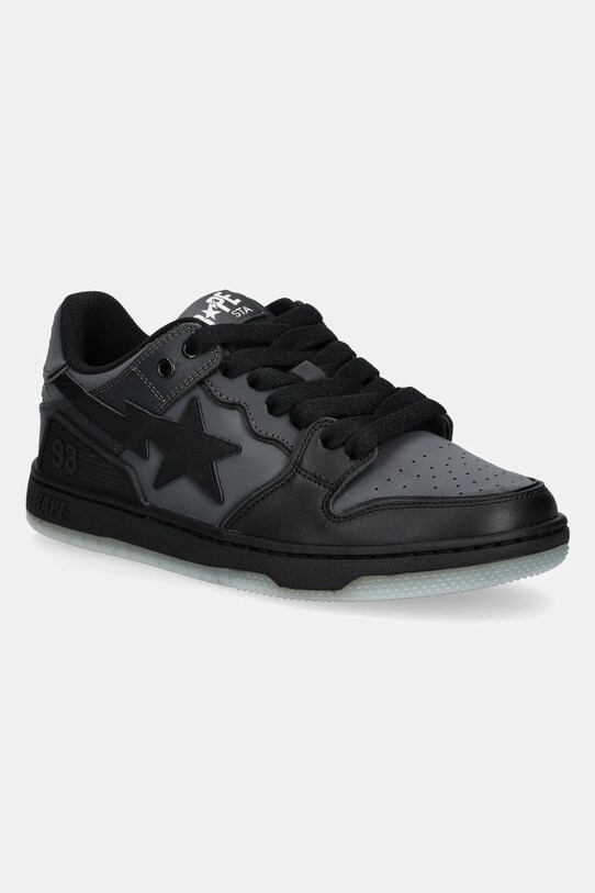 Tenisky A Bathing Ape Bape Sk8 Sta #5 M2 usňová koža čierna 1K80191314