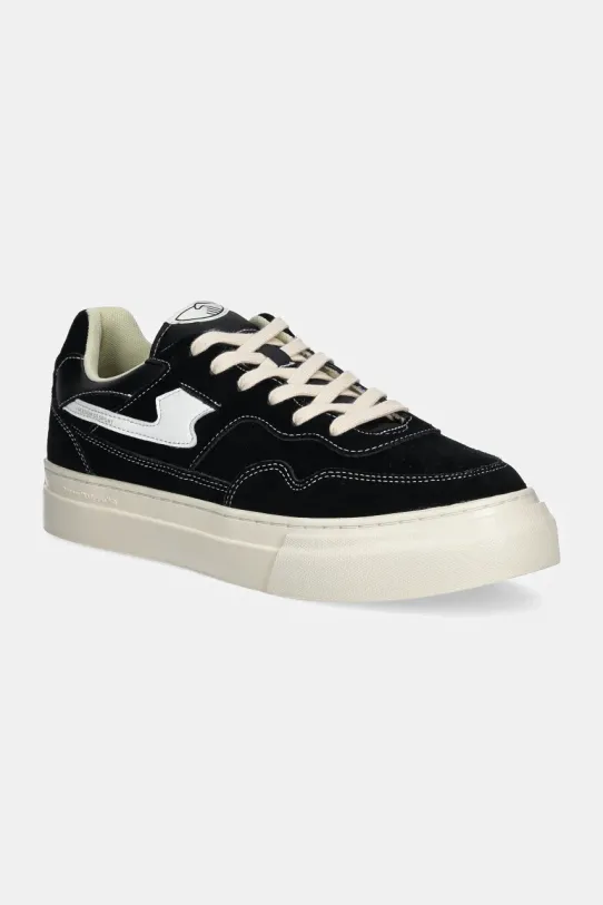 Замшеві кросівки Stepney Workers Club Pearl S-Strike Suede замша чорний YA23015