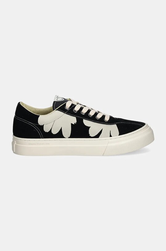 Замшеві кеди Stepney Workers Club Dellow Cup Shroomhands Suede YA26145 чорний AW24