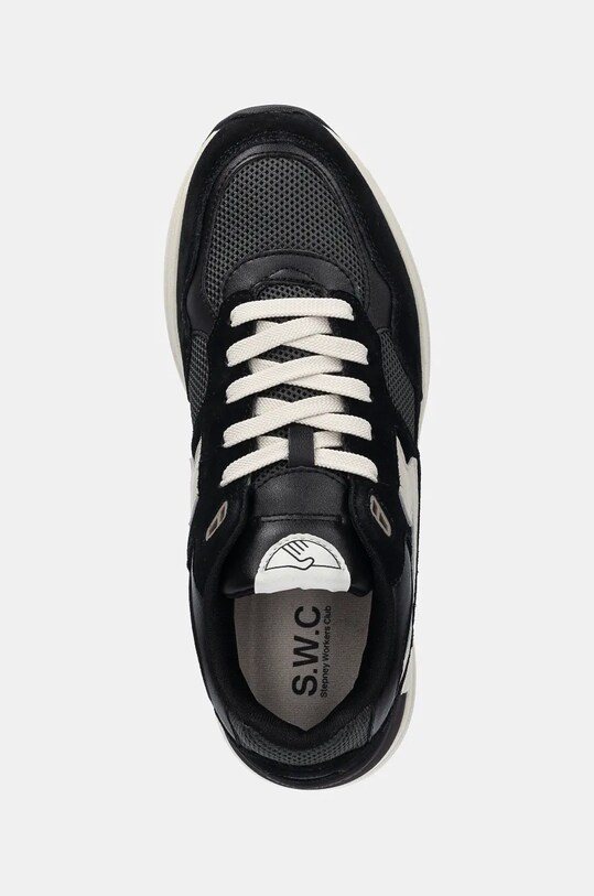 Кроссовки Stepney Workers Club Amiel S-Strike Suede Mix чёрный YP01115