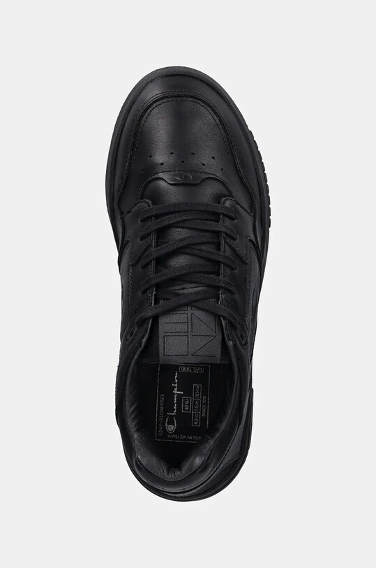 Champion sneakersy skórzane ZN80 I&A Low Cut czarny S22373