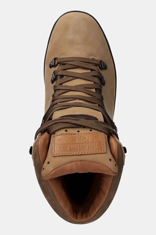 Παπούτσια nubuck Timberland World Hiker MID LC μπεζ TB1A1QNTD831