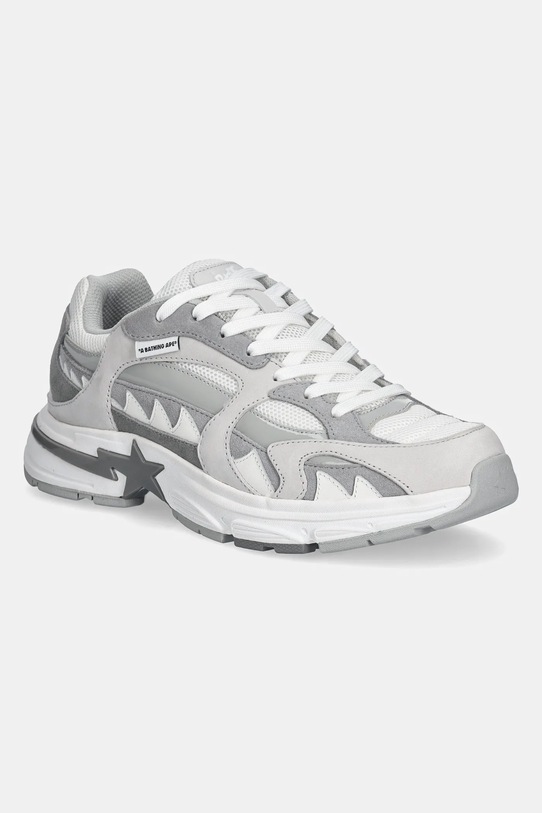 Tenisice A Bathing Ape SHARK STA M2 brušena koža bijela 1K30191323
