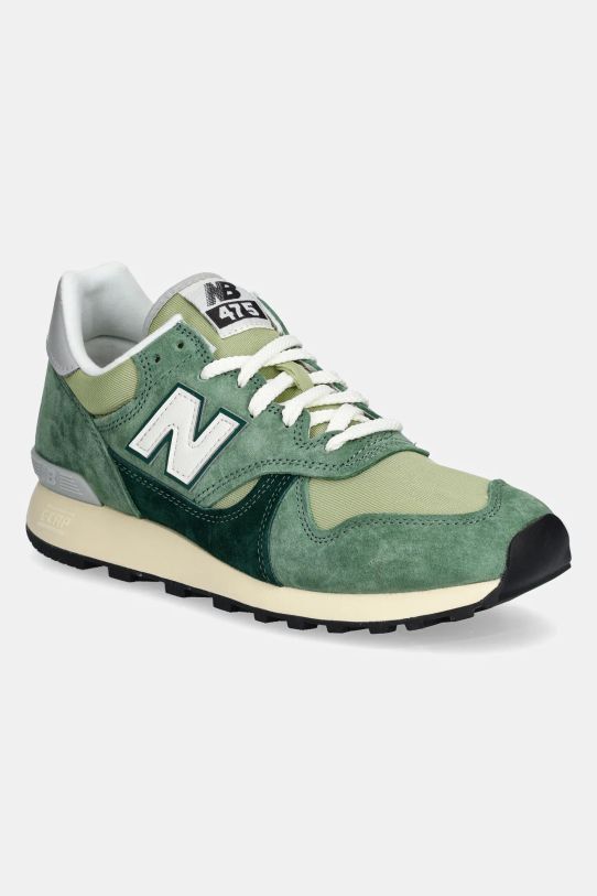 Cipele New Balance 475 brušena koža zelena M475VTF