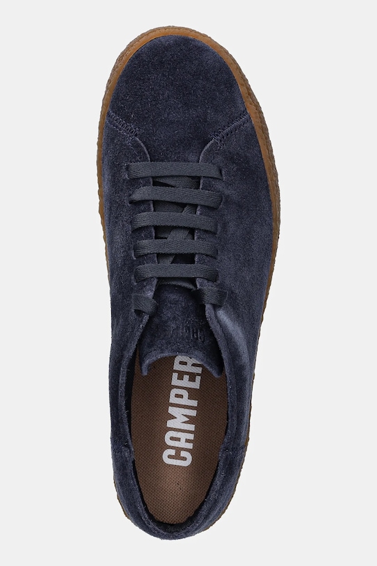 Camper tenisówki nubukowe Peu Terreno granatowy K100927.012