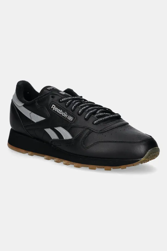 Кожаные кроссовки Reebok LTD Classic Leather Catalyst имитация натуральной кожи чёрный RMIA04CC99LEA0071072