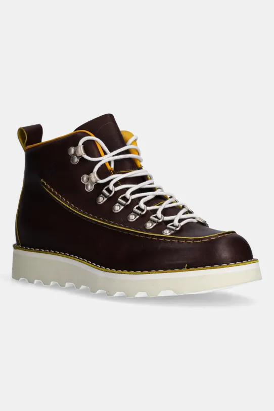 Kožené členkové topánky Fracap Magnifico nezateplené hnedá MAGNIFICO.M60.BRNO