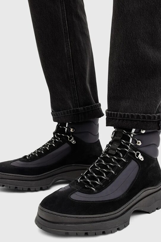 Členkové topánky AllSaints Lucas Suede Hiker M023FB
