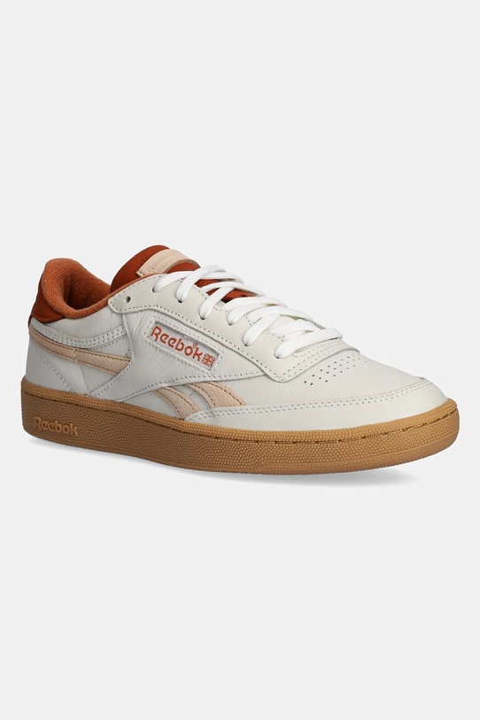 Reebok sneakers din piele Club C Revenge Vintage mic de statură bej 100201194