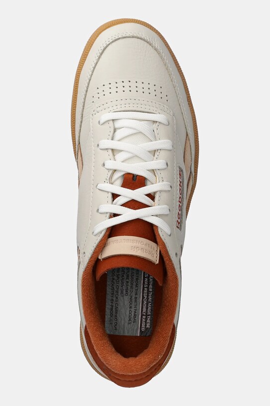 Reebok sneakers din piele Club C Revenge Vintage bej 100201194