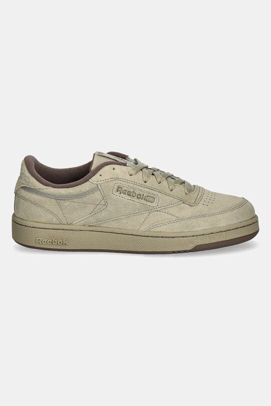 Tenisice od brušene kože Reebok Club C 85 100201183 zelena AW24