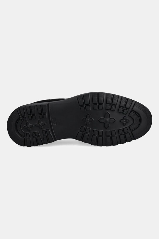 Filling Pieces półbuty Derby Suede 74922791861 czarny