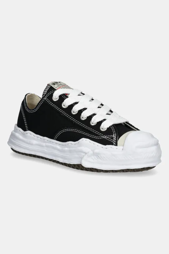 Kecky Maison MIHARA YASUHIRO Hank textilní černá A05FW702.