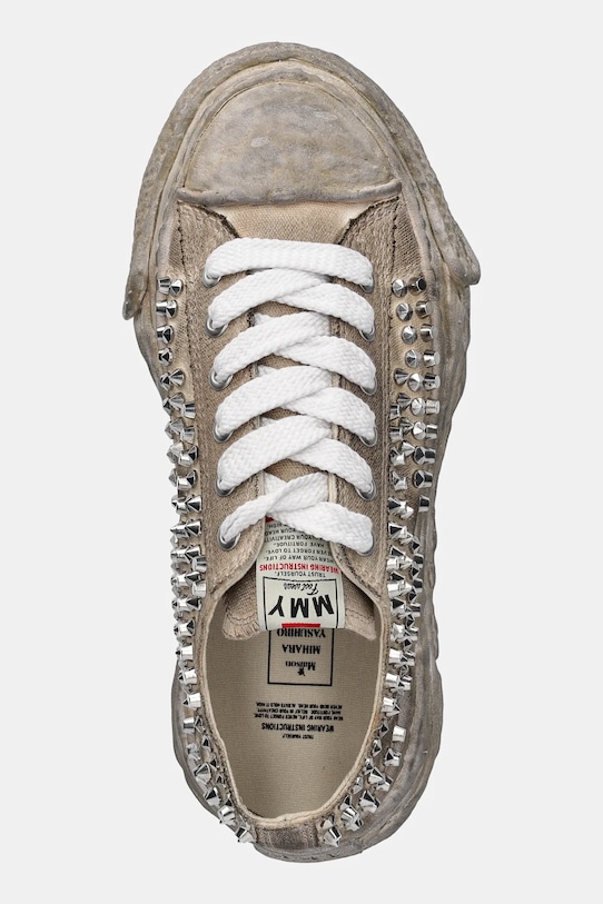 Кеды Maison MIHARA YASUHIRO Peterson 23 бежевый A13FW715