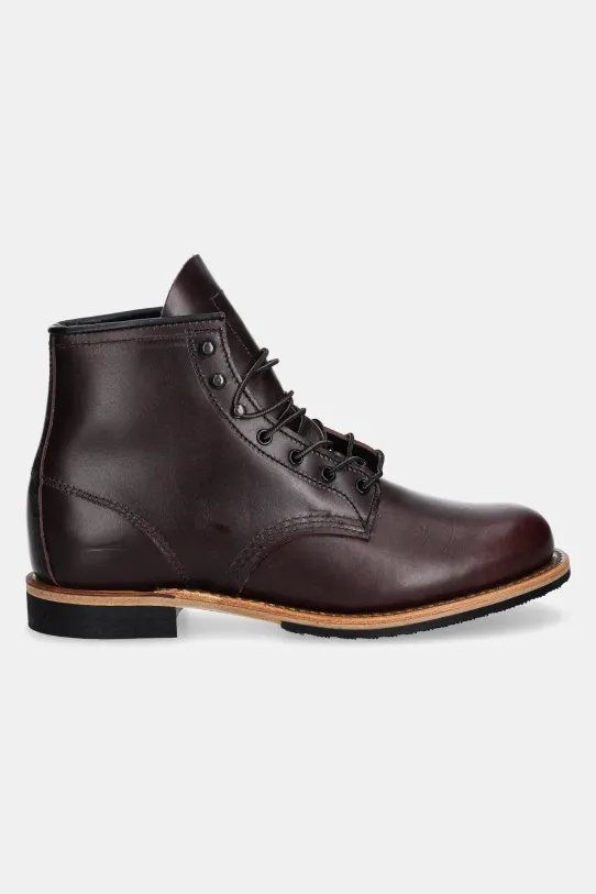 Red Wing stivaletti brogue in pelle 9419 granata AW24