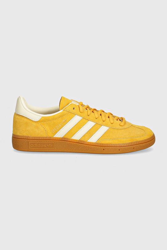 adidas Originals sneakers din piele intoarsă Hanball Spezial IF7088 galben SS25
