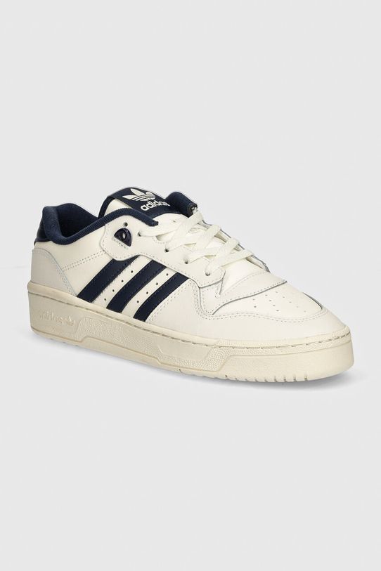 Tenisky adidas Originals Rivalry Low imitace kůže béžová IH5199