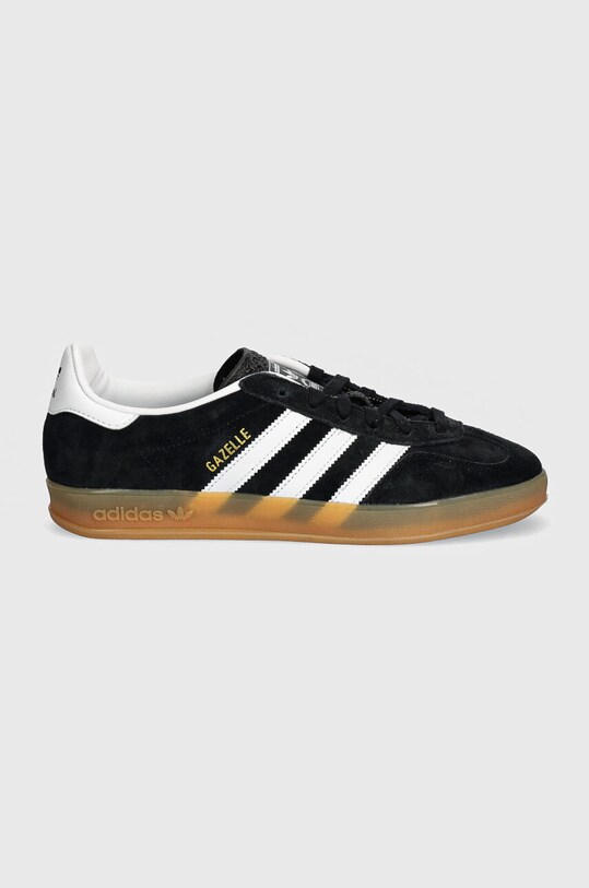 Superge iz semiša adidas Originals Gazelle Indoor JI2060 črna AW24