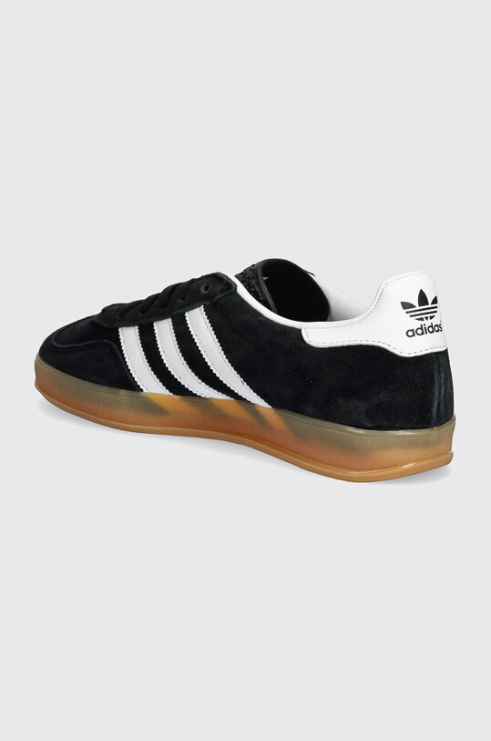 Obutev Superge iz semiša adidas Originals Gazelle Indoor JI2060 črna