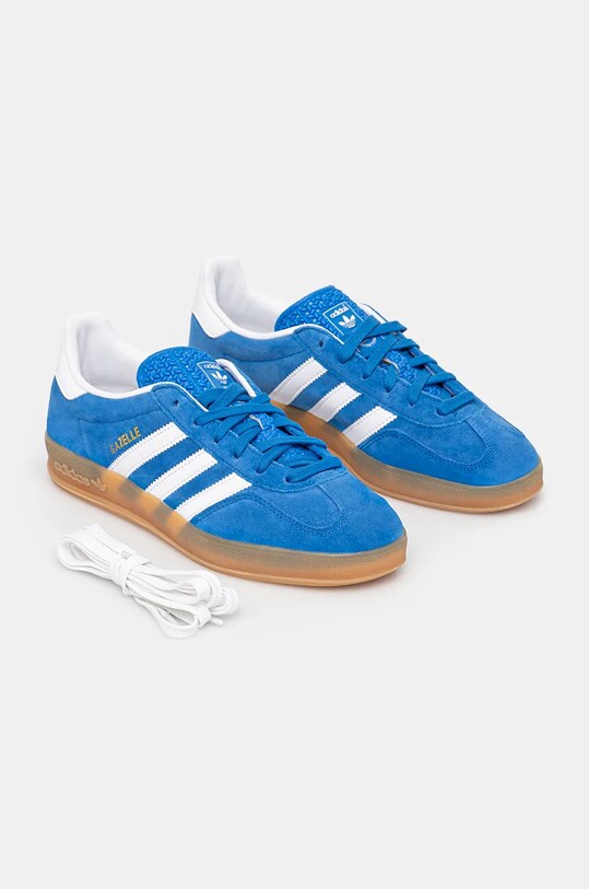 adidas Originals sneakers din piele intoarsă Gazelle Indoor JI2061 albastru