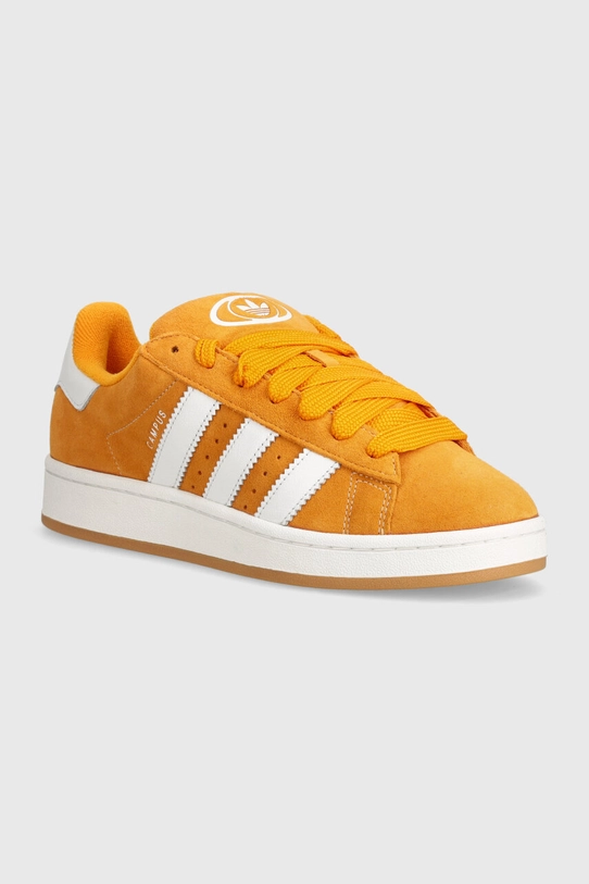 Kožne tenisice adidas Originals Campus 00s ravni narančasta ID1436