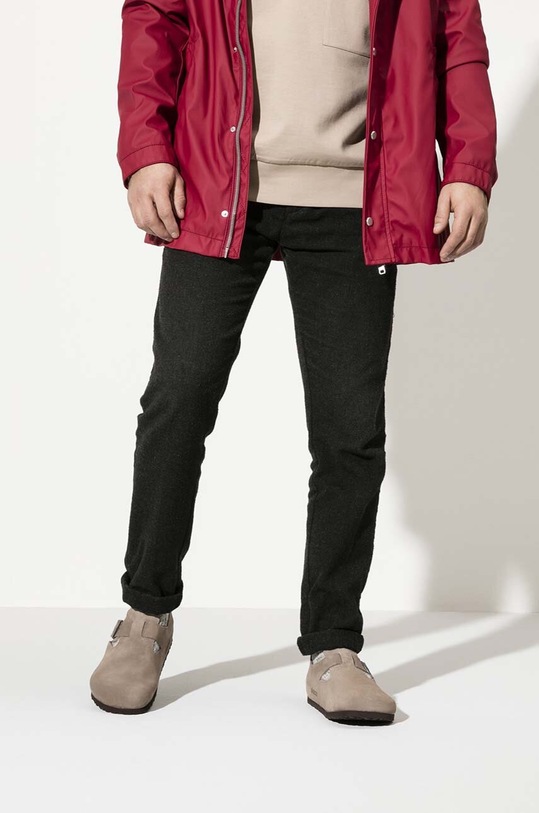 Половинки обувки от велур Birkenstock London 1010504.Taupe