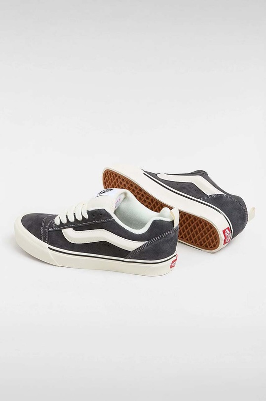 Vans tenisi din piele intoarsa Knu Skool gri VN000CS0BGF1