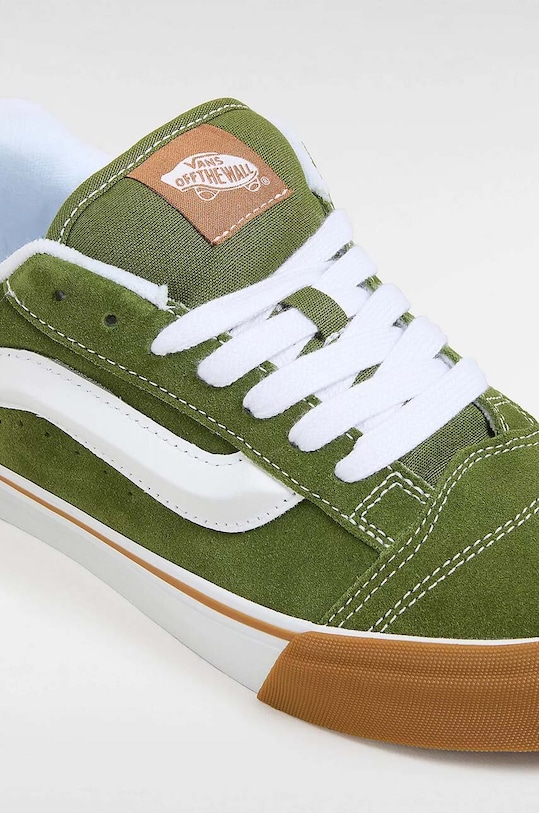 Obuwie Vans tenisówki zamszowe Knu Skool VN0009QCCIB1 zielony