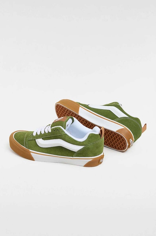 Vans tenisówki zamszowe Knu Skool zielony VN0009QCCIB1