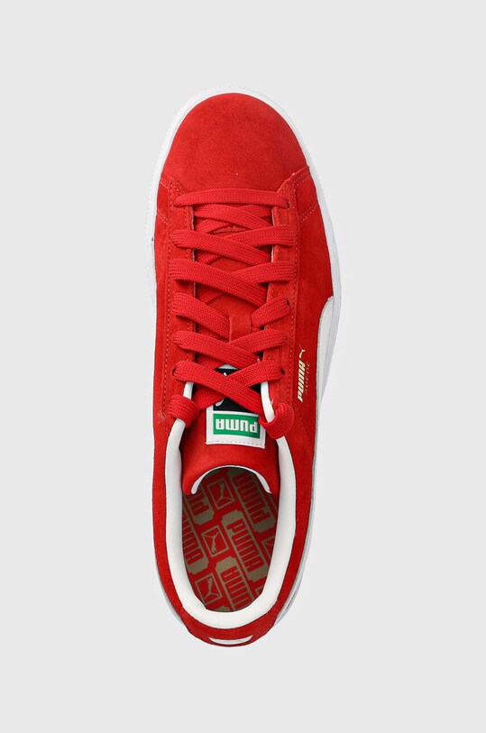 Puma sneakers din piele intoarsă Suede Classic rosu 399781
