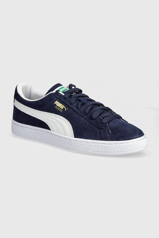 Замшевые кроссовки Puma Suede Classic низкая тёмно-синий 399781