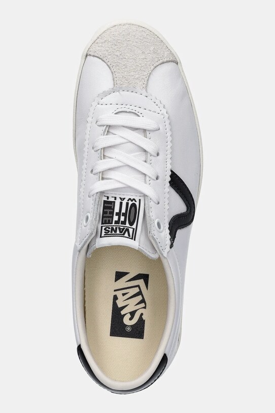 Vans sneakersy skórzane Premium Classics LX Sport Low 73 biały VN000D2JBLK1