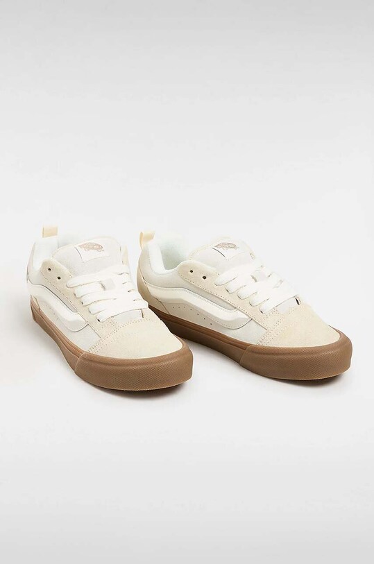 Semišové tenisky Vans Knu Skool VN0009QCDBS1 béžová AW24