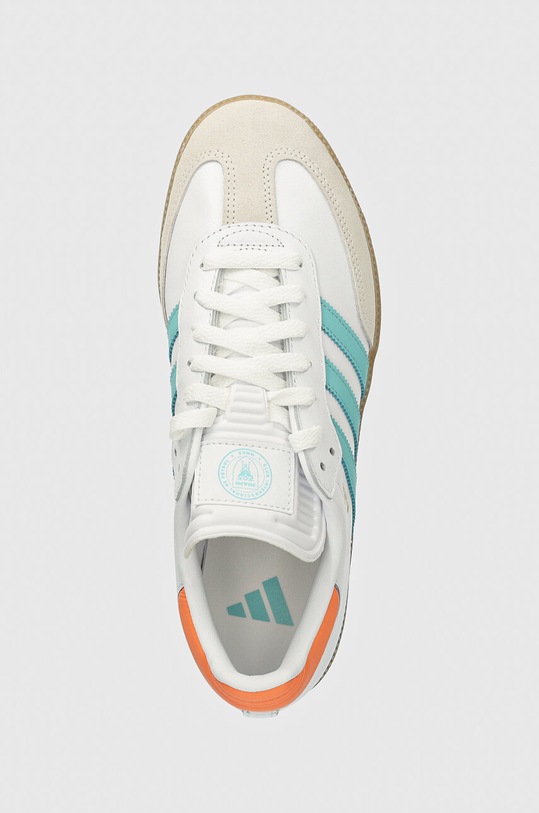 Kožne tenisice adidas Performance Samba bijela IH8160