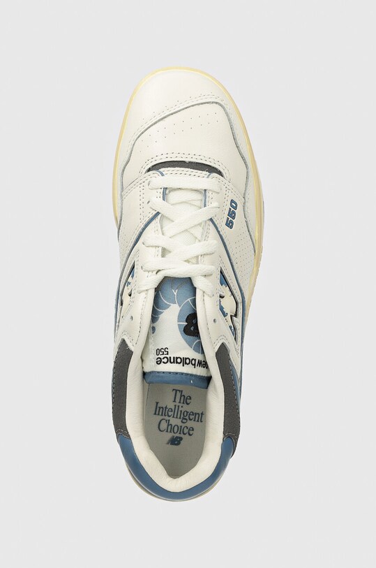 Kožené tenisky New Balance 550 biela BB550VTE