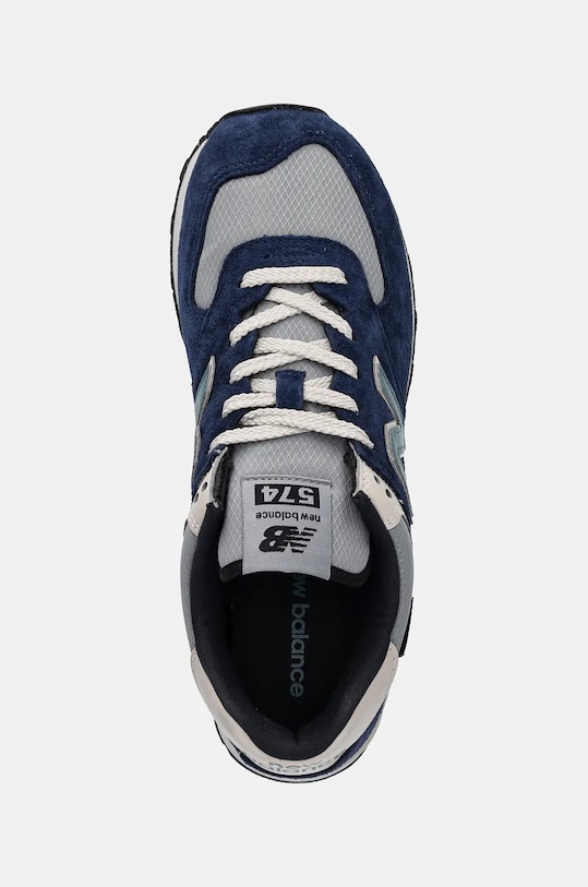 New Balance sneakers din piele întoarsă 574 bleumarin U574SOA