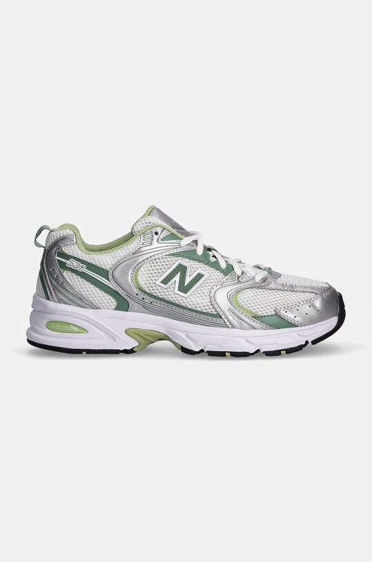 New Balance 530 Silver Metallic Mallard Green MR530ADB green AW24