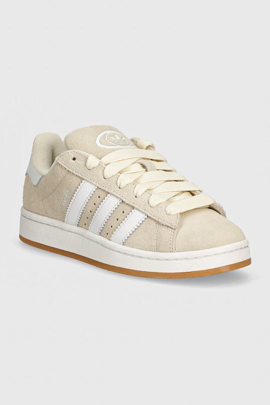 Замшеві кросівки adidas Originals Campus 00s пласка бежевий ID1435