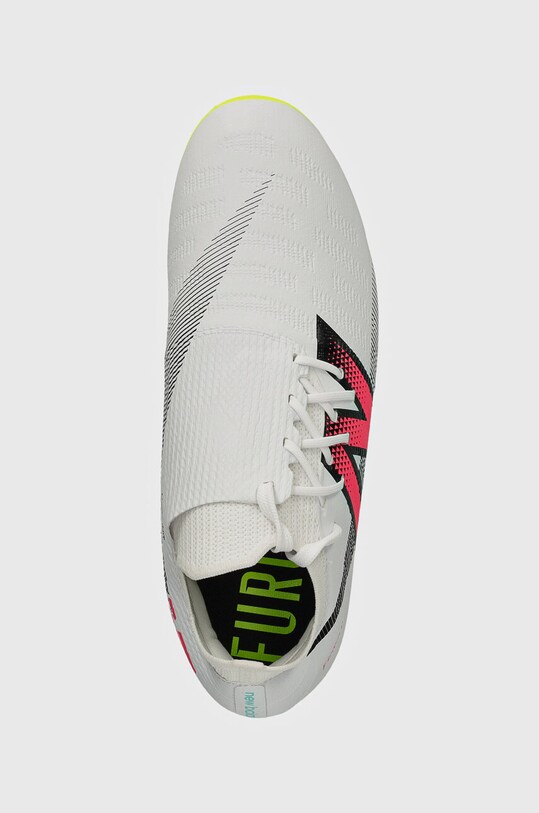 New Balance ghete de fotbal korki Furon Destroy Ag V7+ alb SF2AH75
