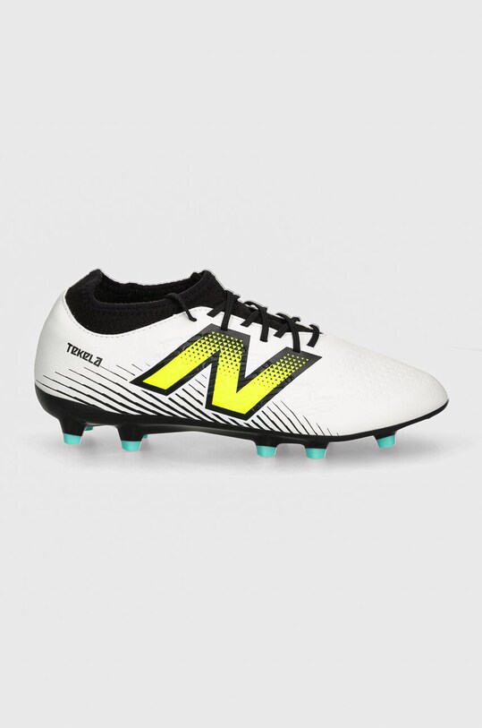 New Balance ghete de fotbal korki Tekela V4 Magique FG ST3FH45 alb AW24