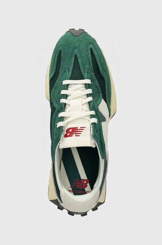 Semišové tenisky New Balance 327 zelená U327WRG