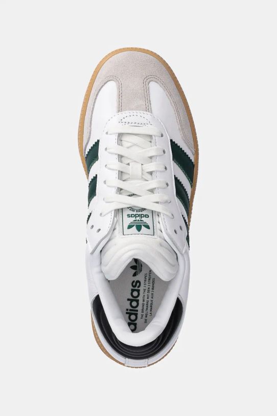 Шкіряні кросівки adidas Originals Samba XLG білий IE9181