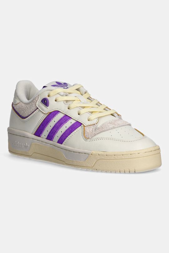 adidas Originals leather sneakers Rivalry 86 Low flat beige IF7136