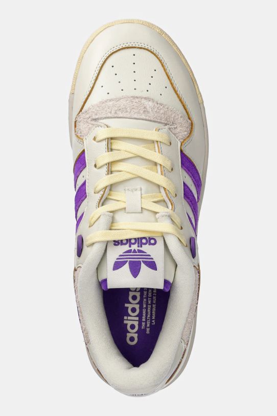 Kožené tenisky adidas Originals Rivalry 86 Low béžová IF7136