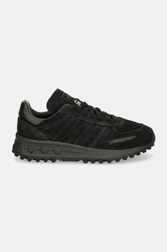 Tenisice od brušene kože adidas Originals La Trainer Lux IH0296 crna AW24